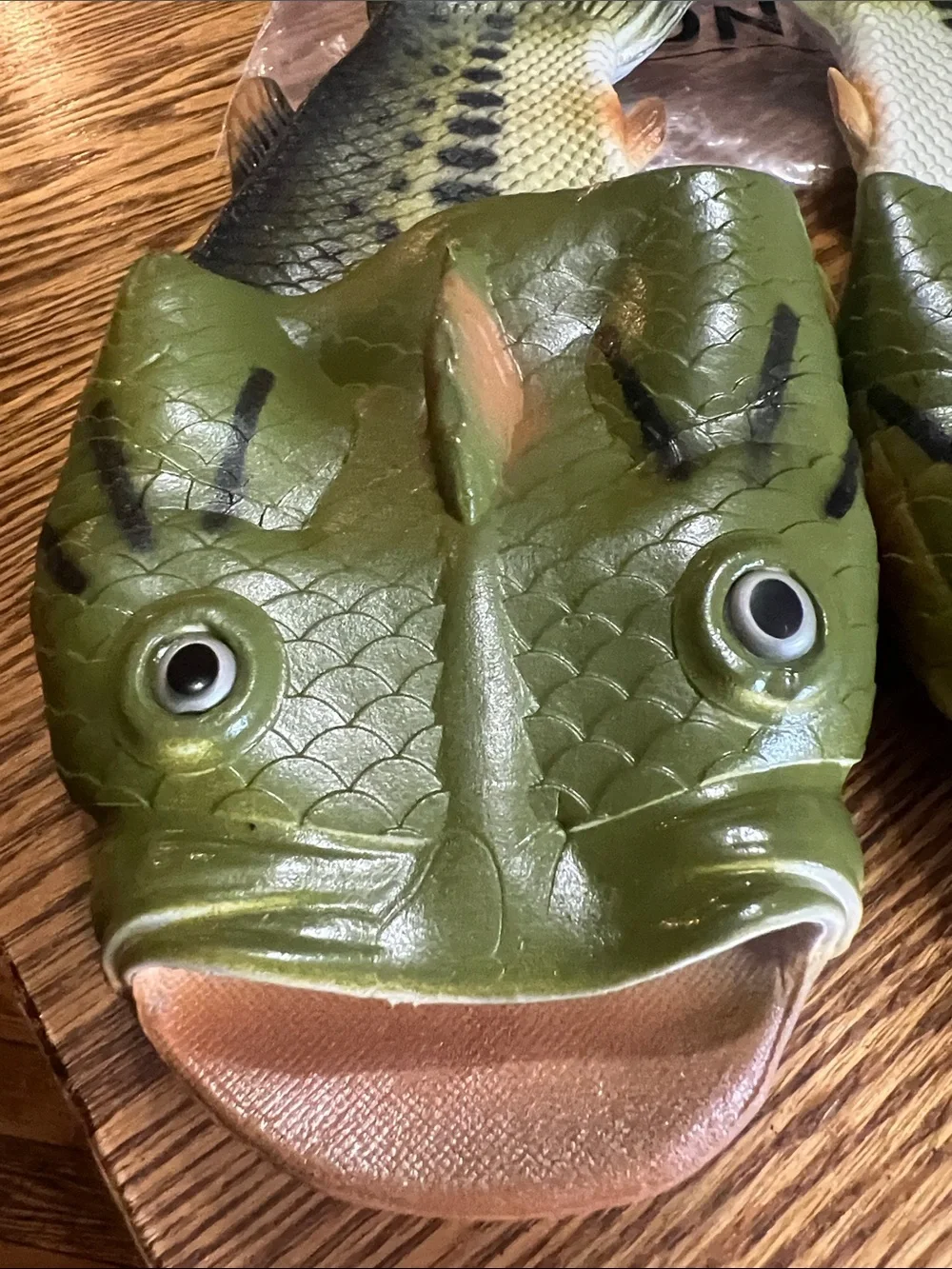 Cabelas Fish Novelty Men's Slip-On Sandals